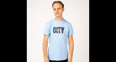 Manchester City Thunder T-shirt Heren - Maat XL - Man City Fan Shirt - Volwassenen - Officiële City Merchandise