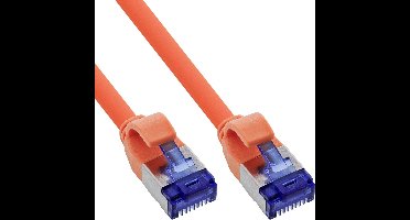 SFTP CAT6a slimline flexibele netwerkkabel | TPE LSZH | oranje | 1,5 meter