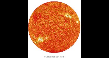 ronde puzzel 1000 stukjes de zon