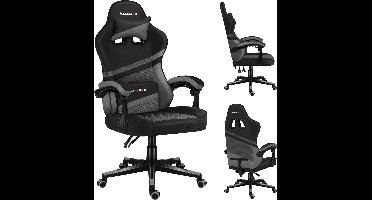 Huzaro Force 4.4 Grey Mesh – Ergonomische Gamingstoel met Ademend Mesh en Comfortabele Functies