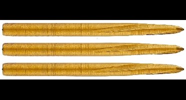 Unicorn Steel Dart Points Volute Gold 42 mm