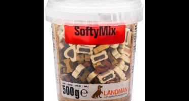 Landman Zachte Beloningssnoepjes Mix (500gr) - Hondensnacks - Zachte Hondensnoepjes - Hondenkoekjes - Puppy Snacks
