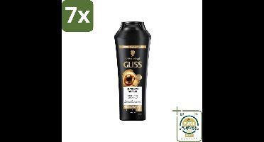 7 x Gliss - Shampoo - Ultimate Repair - Voor Intensief Herstel - 250 ml - Grootverpakking - Herstel Haar - Beschadigd Haar - Keratine Shampoo - Haarbreuk - Droog Haar
