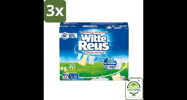 3 x Witte Reus - Wasmiddel - Poeder - Fris & stralend wit - 17 Wasbeurten - 850 gr - Grootverpakking - Waspoeder - Witte Was - Vlekverwijderaar - Krachtige Was - Hygiënisch Was