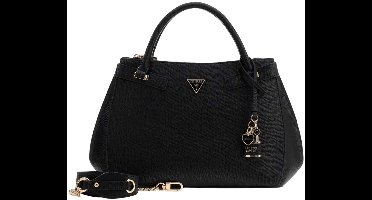 GUESS handtas schoudertas Serenova Girlfriend Satchel Black zwart