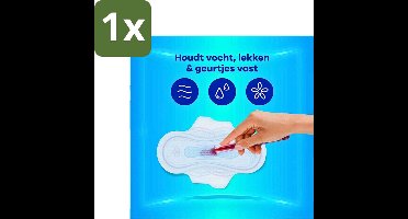 1 x Always - Maandverband - Long - 48 Maandverband - Maandverband - Menstruatie - Bescherming - Vochtabsorptie - Geurneutralisatie