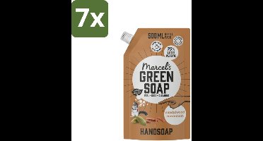 Marcel’s Green Soap – Allesreiniger Navulling – Sandelhout & Kardemom – 500 ml - Bulkverpakking - 7 stuks