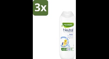 Neutral - Baby Shampoo - Gevoelige huid - Parfumvrij - 250 ml - Bulkverpakking - 3 stuks