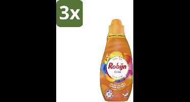 3 x Robijn – Vloeibaar Wasmiddel – Klein & Krachtig Classics Color - 665 ml - Koffiezetapparaat