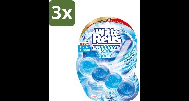 Witte Reus - Brilliant Gel Toiletblok - Arctic Ocean - 1 Toiletblok - Bulkverpakking - 3 stuks