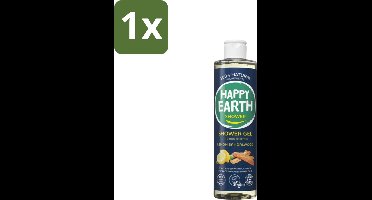 Happy Earth – Douchegel – 100% Natuurlijk Men Protect – 300 ml - 1 stuk