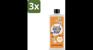 Marcel's Green Soap - Afwasmiddel - Sinaasappel & Jasmijn - Voor dagelijks gebruik - 500 ml - Bulkverpakking - 3 stuks