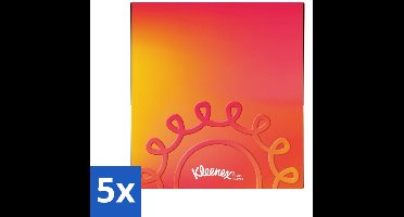 5 x Kleenex – Collection – Tissues – 48 stuks per verpakking - Tissue Doos - 3-laags Papier - Hygiënische Tissues - Sterk En Zachthoudend - Kleenex Collection