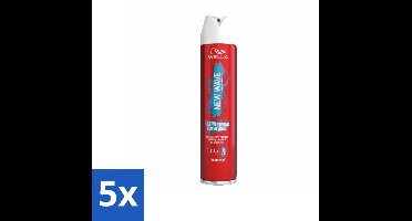 Wella – New Wave Rock’n Hold Ultra Strong – Haarspray – 250 ml - Bulkverpakking - 5 stuks