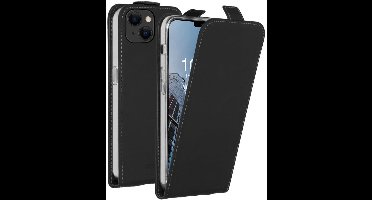 Accezz Hoesje - Geschikt voor Apple iPhone 13 - Flipcase - Zwart