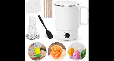 Smeltpan Kaarsvet Set – Smeltpan voor Kaarsen - Kaarsen Maken Starterspakket – Candle Making Kit