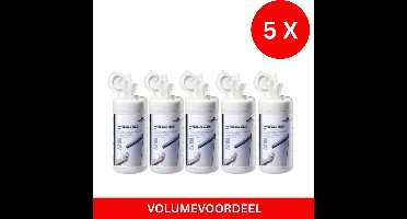 Durable - Whiteboardreinigingsdoekjes - 5 stuks - Volumevoordeel voor bedrijven - Whiteboard reiniger