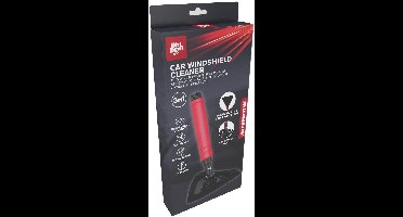 Dirt Devil Techtronic Cordless - Auto ijskrabber - Glas- en ruitenreiniger - 3 in 1 - zwart/rood