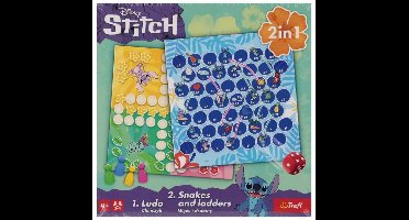 Gra klasyczna Lilo & Stitch, 2w1 Chińczyk / Węże i drabiny
