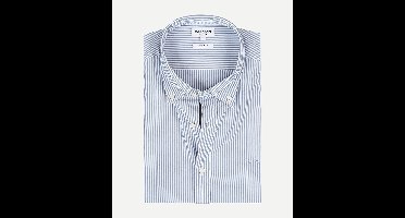 McGregor Overhemd Poplin Stripe Peached Shirt Blue (MM999.6001.05 - 2015)