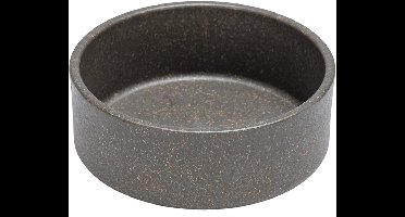 Designed by Lotte Eetbak Noor - Honden voerbak - Drinkbak - Bamboe - Grijs - 17 cm