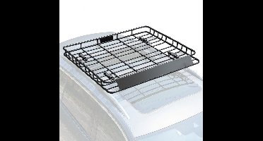 Dakdrager - Dakbagagerek - Universeel - Roestvrij Staal - 109,5 x 127 x 10,5 cm - Max. 68 kg Draagvermogen - Voor SUV's