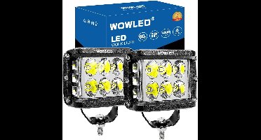 WOWLED Offroad Driving Lamp Licht Mist Lamp Auto Koplamp Componenten & Accessoires 2x 5" Cube Work Lights