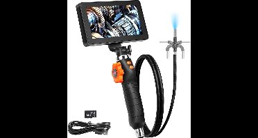 LeeuwenChoice® - Industriële Endoscoop - Digitale Boroscoop-Inspectiecamera - 1080p HD - Waterdicht Camera - 6,4 mm - Met Scherm