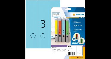 HERMA mapetiketten A4 blauw 61x297 mm Papier opak 60 St.