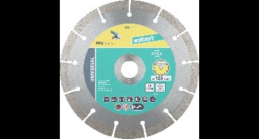 wolfcraft - Diamantdoorslijpschijf Ø 180 mm - Slijpschijf Diamant voor haakse slijper - Doorslijpschijf - 8315000