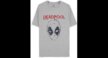 Marvel - Deadpool Heren Tshirt - 2XL - Grijs