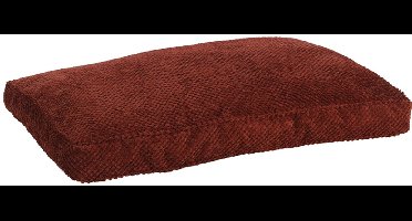 Kussen Erbel Rechthoekig Terracotta met rand 100x70x12cm