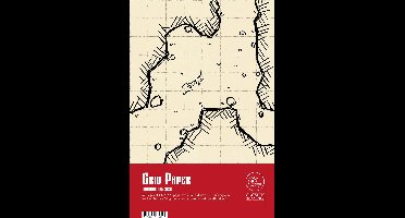 Cacklin Slayers - Grid Paper - Blanco Battle Map - Owlbear Den Size (8 x 12 Inch) - Voor RPGs als Dungeons and Dragons, Pathfinder, Daggerheart - Dungeon Master Cadeau - Landkaart - Battle Mat - DnD Combat Grid