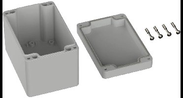 TRU COMPONENTS TC-9065648 Industriële behuizing 120 x 80 x 85 ABS Grijs-wit (RAL 7035) 1 stuk(s)