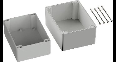 TRU COMPONENTS TC-9065712 Industriële behuizing 160 x 120 x 140 ABS Grijs-wit (RAL 7035) 1 stuk(s)