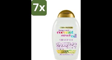 OGX - Coconut Miracle Oil - Shampoo - Voor Droog & Beschadigd Haar - 385 ml - Bulkverpakking - 7 stuks
