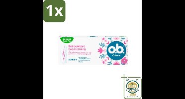 1 x o.b. Tampons - Original Super Plus - Voor Extra Bescherming en Comfort - 16 Tampons- Tampons - Menstruatiebescherming - Super Plus Tampons - Gebogen Groeven - StayDry Technologie
