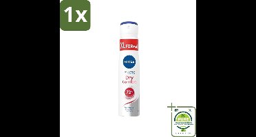 1 x Nivea - Deospray - Dry Comfort - Actieve Bescherming Van De Huid - 250 ml - NIVEA Deodorant - Anti-transpirant - 48 Uur Bescherming - Droogheid - Verzorging