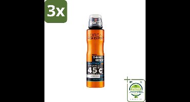 3 x L'Oréal Men Expert Deo Spray - Deodorant - Thermic Resist - 150 ml - Grootverpakking - L'Oréal Deodorant - Deodorant Spray - Antitranspirant - Mannen Deodorant - Thermic Resist