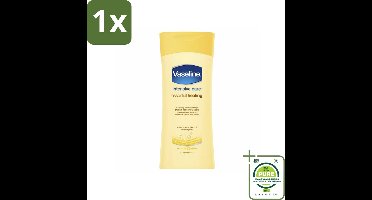1 x Vaseline - Essential Healing - Bodylotion - Voedend & Verzachtend - 200 ml - Lichaamslotion - Vaseline - Hydratatie - Droge Huid - Gevoelige Huid