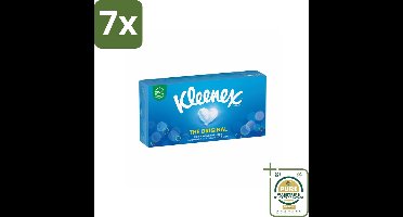 7 x Kleenex Original Tissues 72 stuks per verpakking - Grootverpakking - Tissue - Tissues - Neus Snuiten - Zachte Tissues - Sterk Tissue