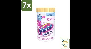 7 x Vanish Oxi Action - Vlekkenverwijderaar Poeder - Zonder Bleek - Witte Was - 1.5 Kg - Grootverpakking - Wit Was - Vlekkenverwijderaar - Bleekvrije Was - Witte Kleding - Geurverwijdering