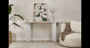 Asir - Dressoir - Wit - 100% Melamine Gecoat Spaanplaat - 150 x 35 x 75 cm