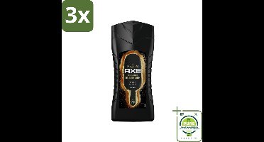 3 x Axe X Magnum - Douchegel - Gold Caramel Billionaire - 250 ml - Grootverpakking - Douchegel - Axe - Gold Caramel Billionaire - Mannen - Geur