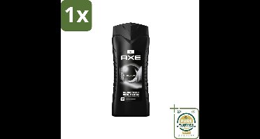 1 x Axe 3-in-1 Douchegel XL Black 400 ml- Douchegel - 3-in-1 - Lichaam - Gezicht - Haar