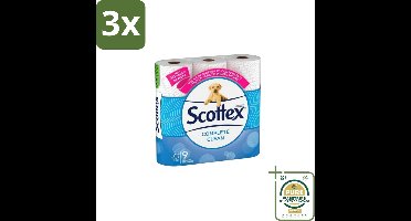 3 x Page Scottex – Toiletpapier – Complete Clean 2-laags – 9 rollen - Grootverpakking - Koffiezetapparaat - Koffiezetapparaat - Koffiezetapparaat