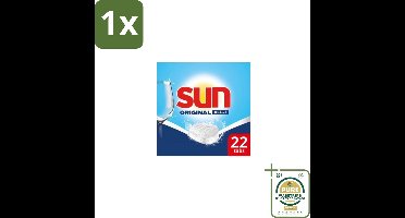 1 x Sun – Vaatwastabletten – All-in-1 Original – 22 tabletten- Koffiezetapparaat - Koffiezetapparaat Met Automatische Functie - Koffiezetapparaat Voor Thuis - Koffiezetapparaat Met Warmtebeheer - Koffiezetapparaat Met Filter