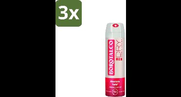 Borotalco – Deodorant Spray – Men Amber Geur – 150 ml - Bulkverpakking - 3 stuks