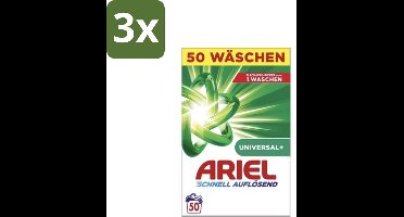 Ariel – Waspoeder – Original – 3 kg – 50 wasbeurten - Bulkverpakking - 3 stuks
