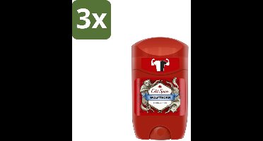 3 x Old Spice – Deodorantstick – Wolfthorn – 50 ml - Old Spice Wolfthorn - Deodorant Stok - Anti-geur - Frisheid - Geur